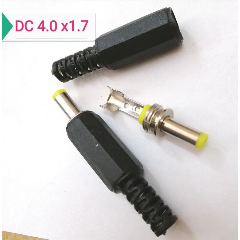 1 chiếc đầu nối dây nguồn DC đực 4.8x1.7; 4.0x1.7; 2.5x0.7