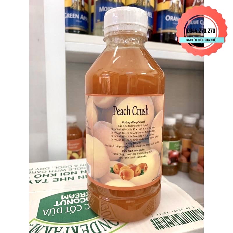 SINH TỐ ĐÀO BERRINO 1L - DATE MỚI