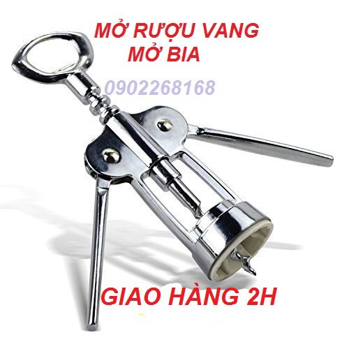 Mở rượu vang inox sáng bóng bền đẹp tiện dụng