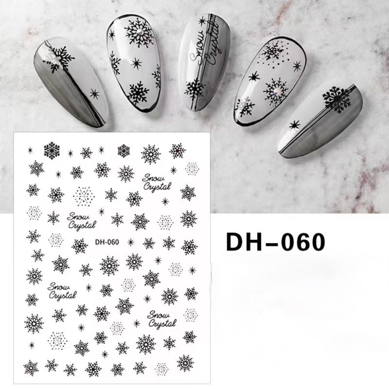 Sticker noel trang trí nails