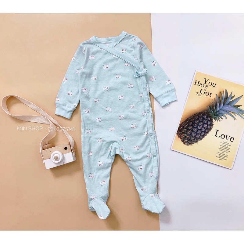 [Mã FAMAYFA2 giảm 10K đơn 50K] Sleepsuit cài chéo cho bé