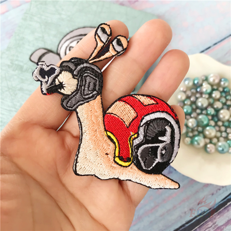 ☸ Sticker Ủi Thêu Hình Ốc Sên One Piece ☸ 1 Sticker Ủi Thêu Hình Anime