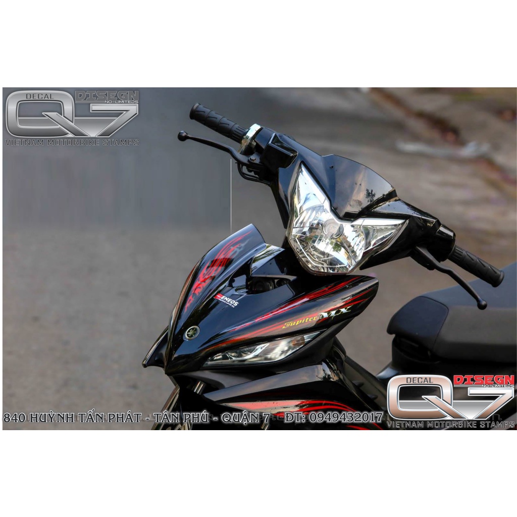 TEM RỜI EXCITER 2011 LỬA ĐỎ ĐEN