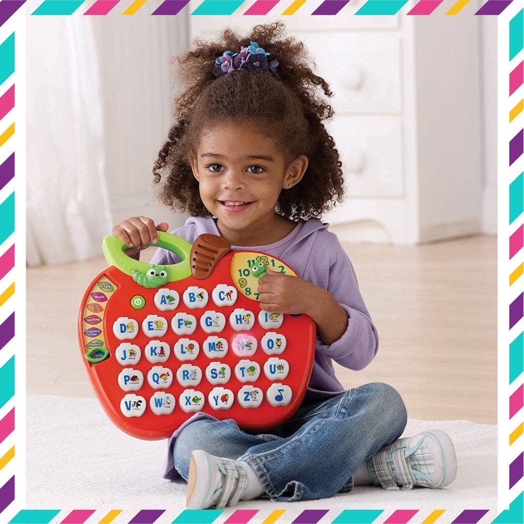 [Nhung123] Bảng chữ cái hình táo VTech Alphabet Apple nakha