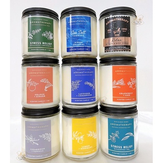 Nến thơm 1 bấc Bath & body works - Aromatherapy - nến dòng thư giãn