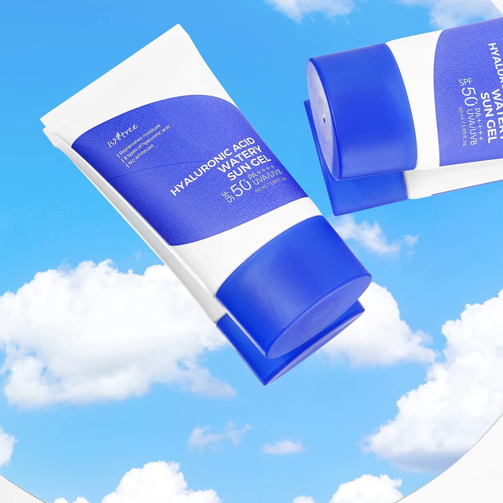 Kem Chống Nắng Hóa Học isntree Hyaluronic Acid Watery Sun Gel Dạng Gel SPF50+ PA++++ 50ml