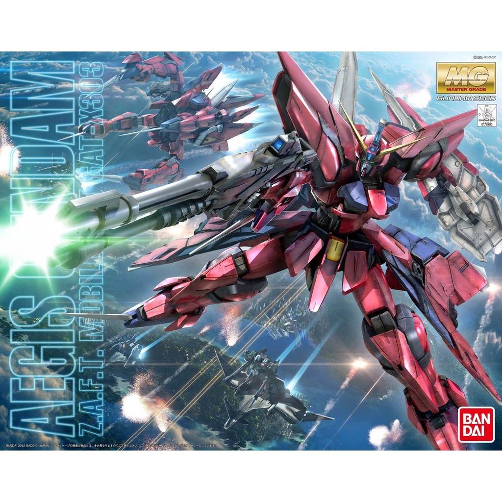 Gundam Bandai MG Aegis Gat X303 Gundam Seed Mô Hình Nhựa Đồ Chơi Lắp Ráp Anime Nhật Tỷ lệ 1/100