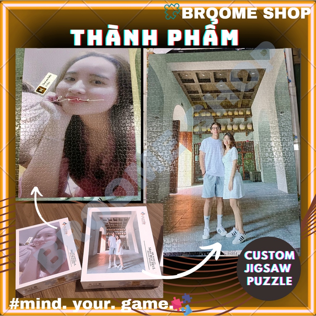 [Order] Tranh ghép hình 1000 mảnh Theo Yêu Cầu tranh xếp hình 1000 miếng Jigsaw Puzzle 1000 pcs 2000pcs