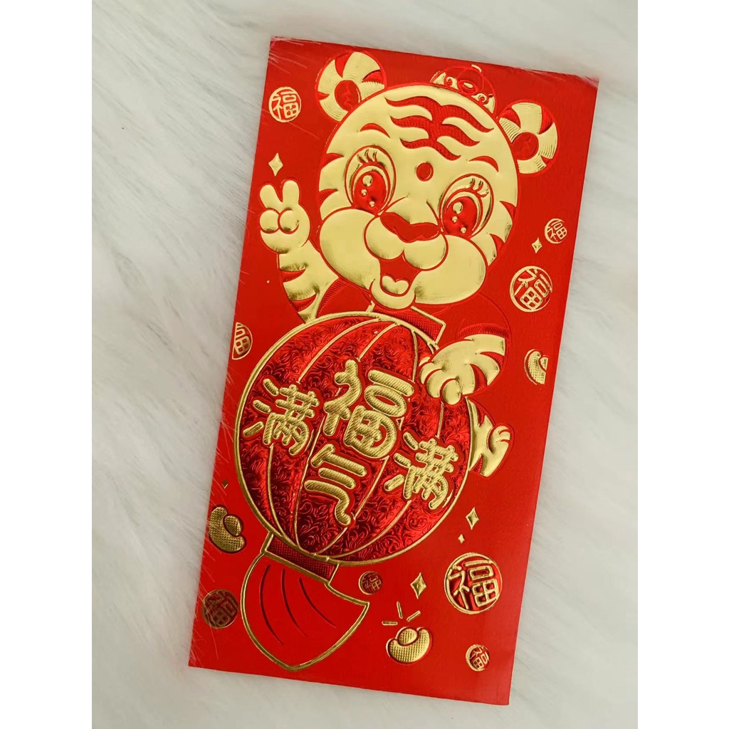 6 Bao lì xì đỏ mừng năm mới hình ảnh sản phẩm giống 100%
