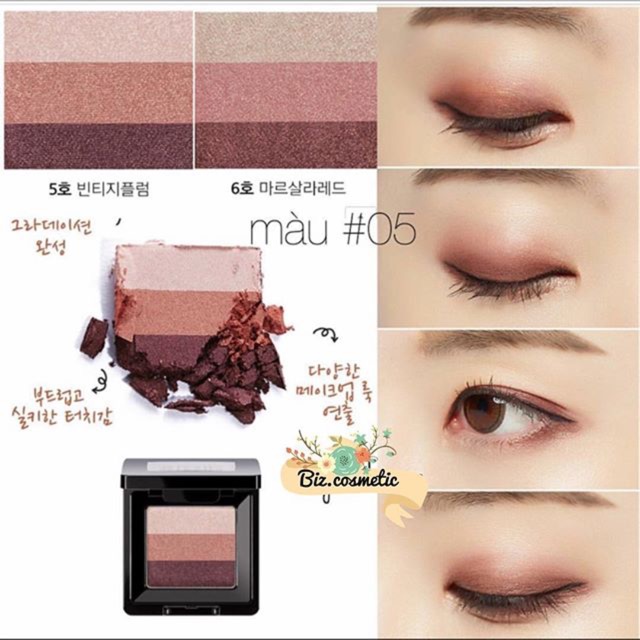 Phấn mắt 3 màu Missha Triple Shadow