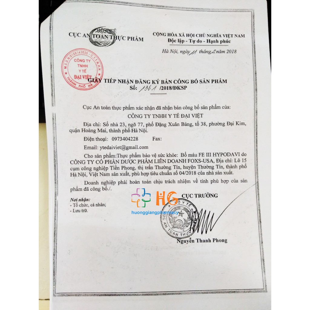 Fe III Hypodavi - giúp hỗ trợ bổ sung sắt, acid folic, vitamin B12 hỗ trợ quá trình tái tạo hồng cầu và hạn chế thiếu má