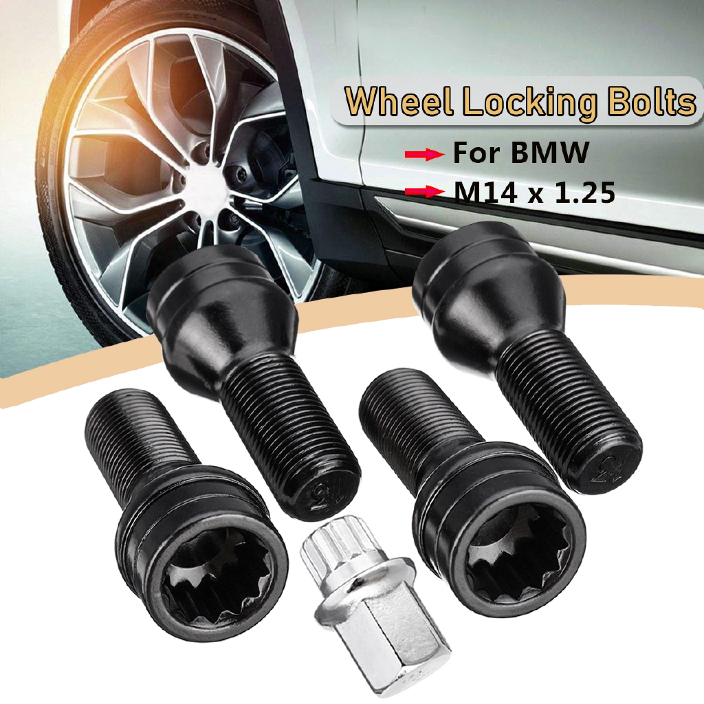 Đai Ốc Khóa Bánh Xe Hơi M14X1.25 + Chìa Khóa Bmw Mini R50 R52 R53