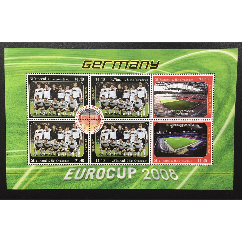 [42499]Tem ST.Vincent &amp; the Grenadines - Eurocup 2008.