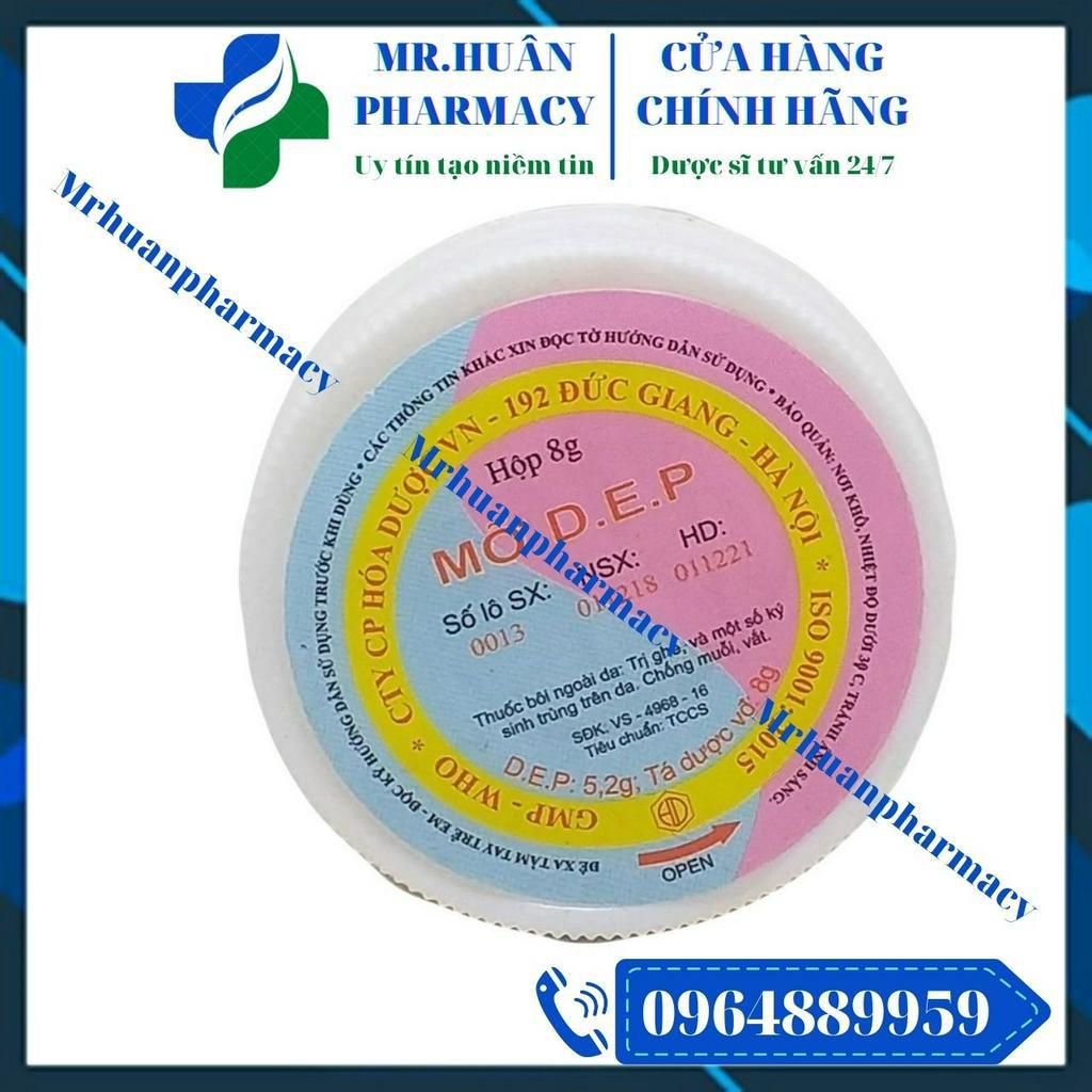 D.E.P Mỡ 8g - Dùng cho ghẻ, hỗ trợ phòng muỗi, vắt