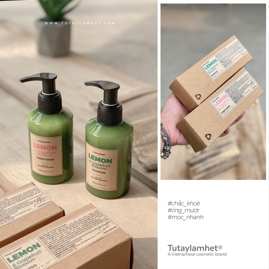 COMBO CHĂM SÓC TÓC VỎ CHANH HOA BƯỞI
