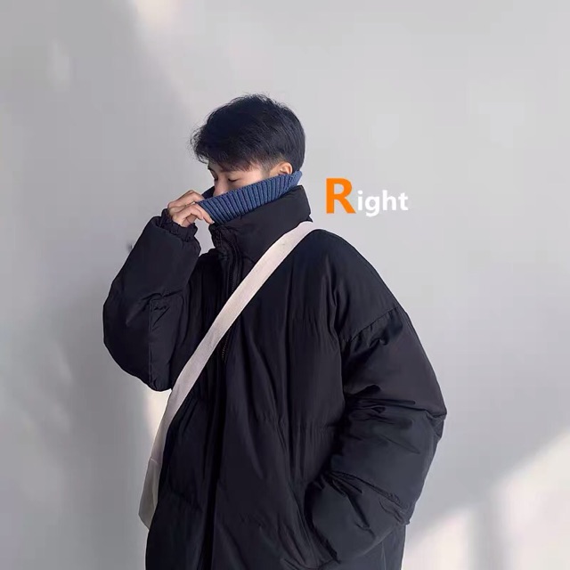 Áo khoác phao béo nam nữ ulzzang