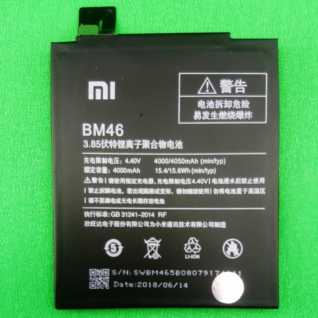 Pin Xiaomi Redmi Note3 BM46 Chính Hãng