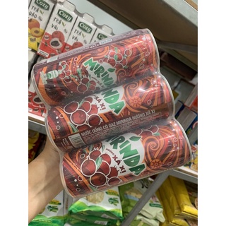 Lốc 6 lon MIRINDA xá xị 320ml