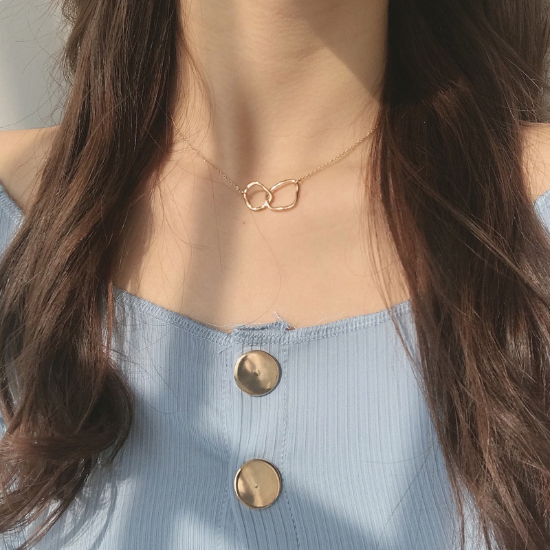 Dây chuyền mạ vàng sợ mảnh dể thương dành cho nữ - Mely D125