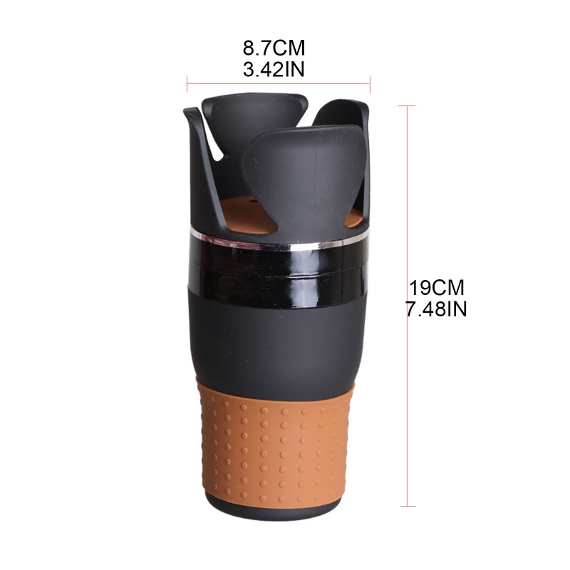 Giá Đỡ Bình Nước / Điện Thoại Để Bàn Tiện Dụng Cho Xe Hơi
