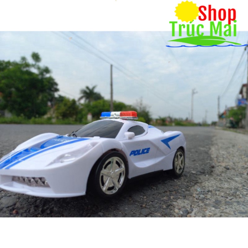 Đồ chơi trẻ em xe ô tô cảnh sát biến hình