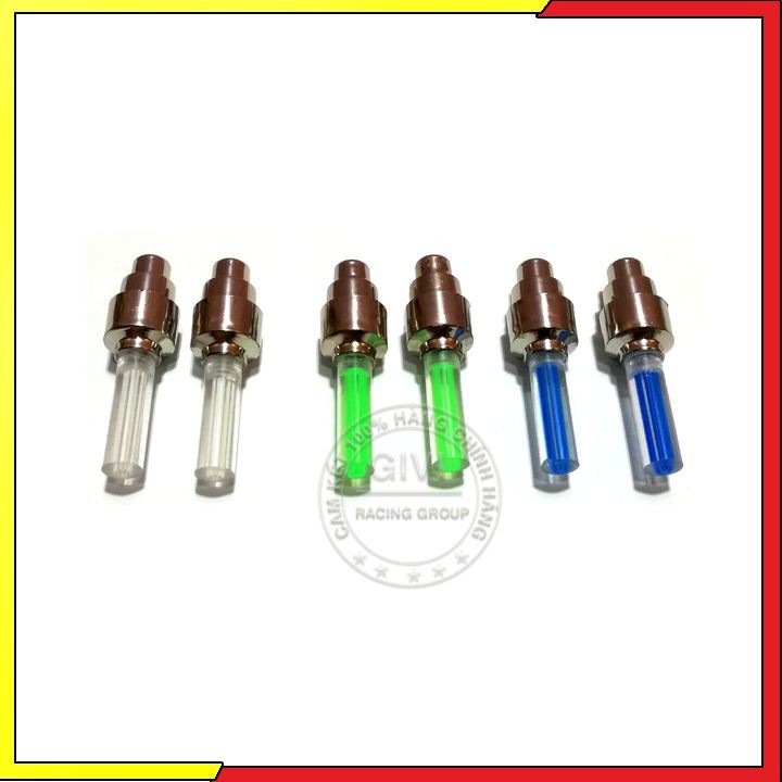 Đèn Led Chụp Van Xe Hình Trụ Cho Xe Máy, Xe Đạp