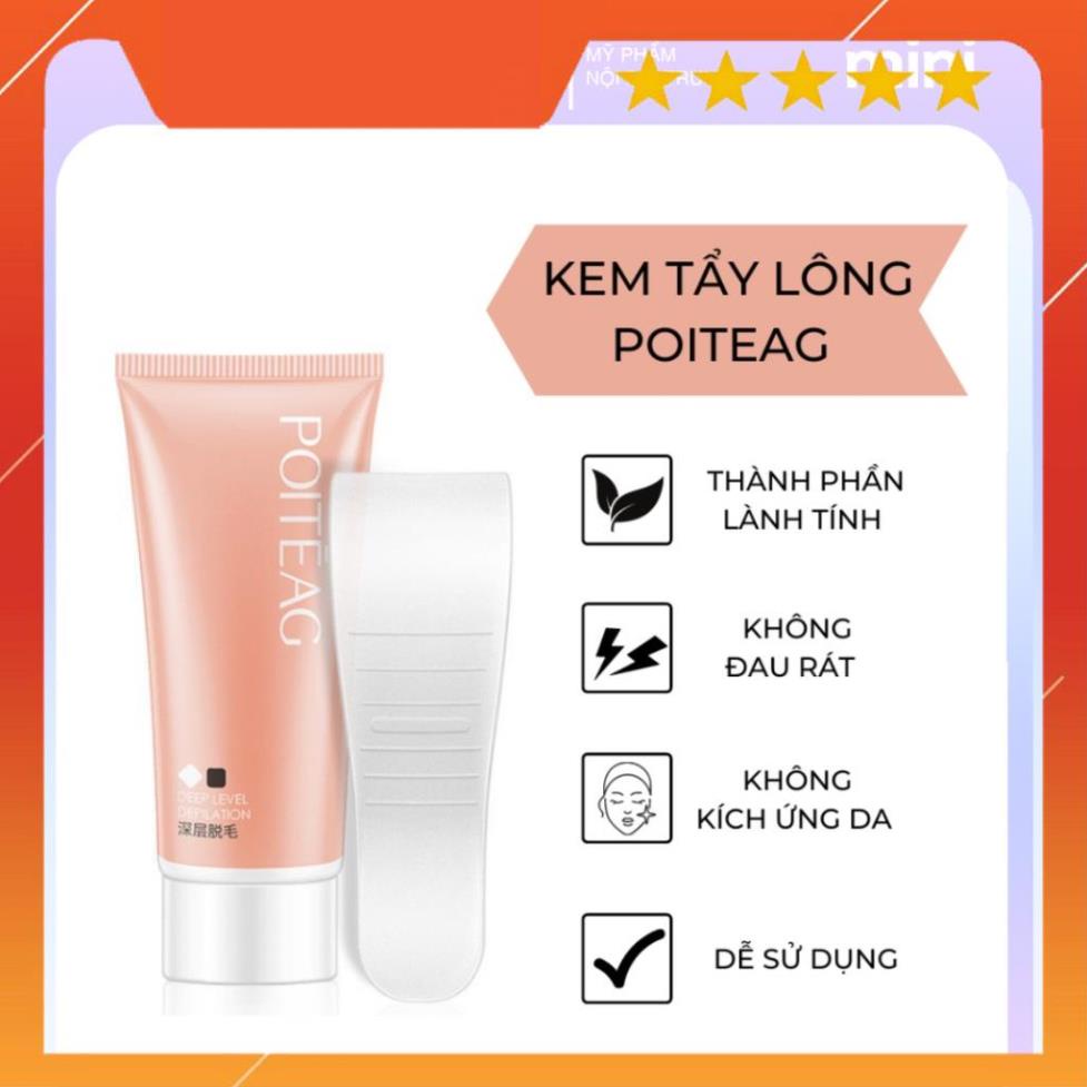 [HOT]Kem tẩy lông Poiteag lành tính dịu nhẹ không gây kích ứng