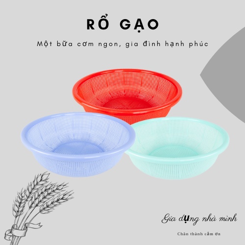 Rổ gạo nhựa chính hãng Nam Dương