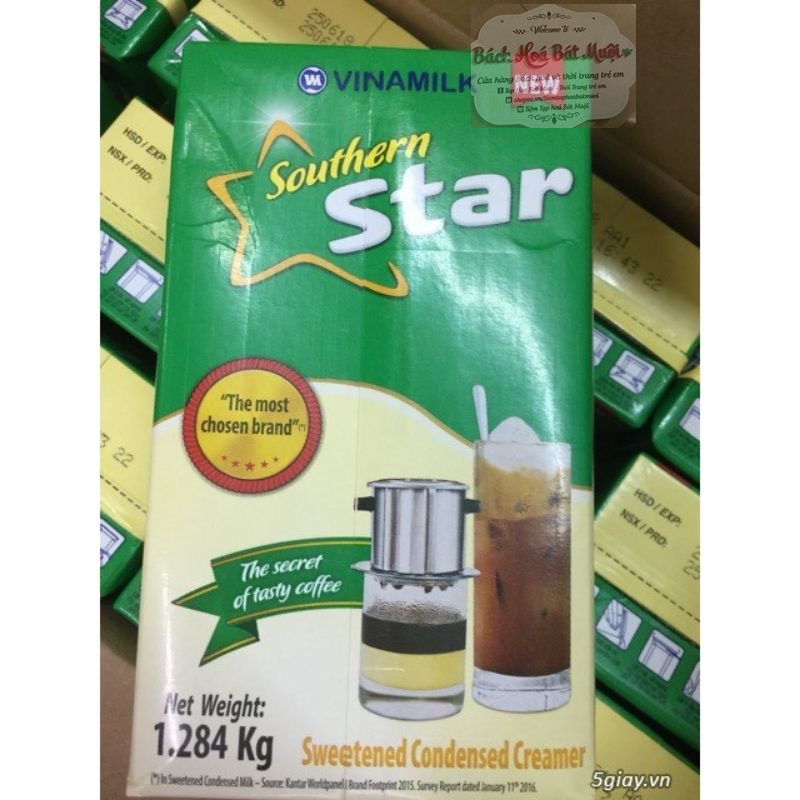 Sữa Đặc Có Đường Ngôi Sao Phương Nam 1284g