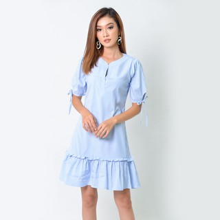 Đầm suông thời trang Eden kẻ sọc - D354