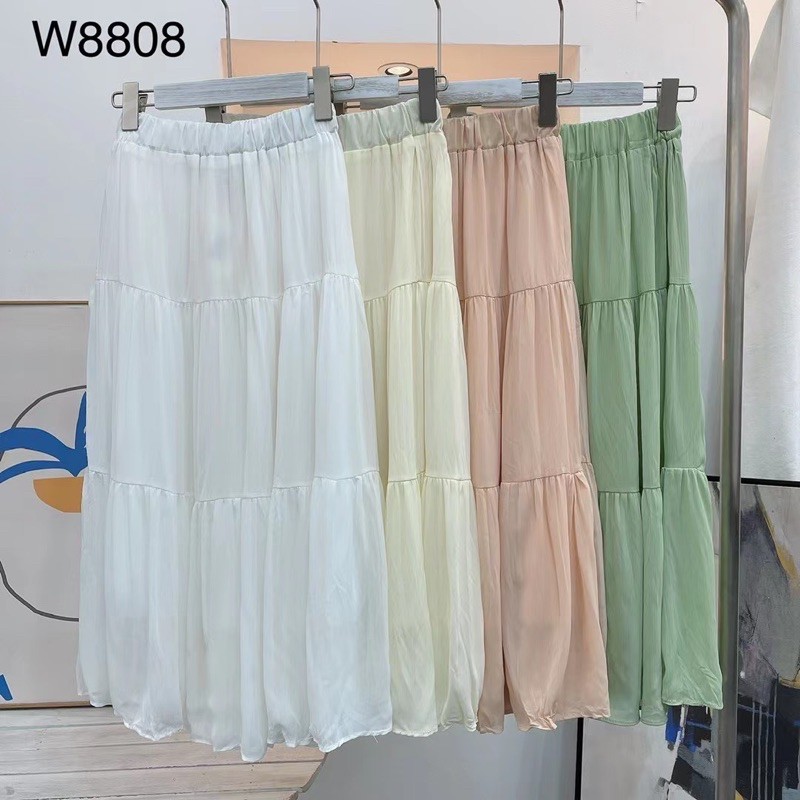 Chân váy hoa nhí xếp tầng bánh bèo Ulzzang style🌸M6652 Hàng Quảng Châu