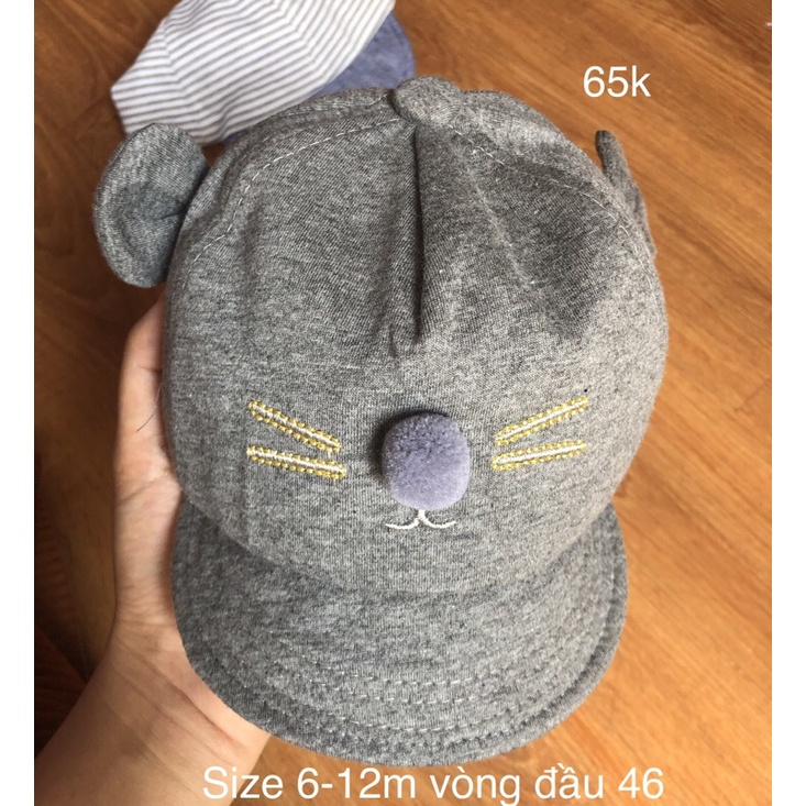 Nón lưỡi trai cho bé mềm