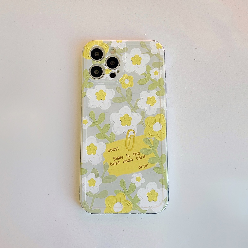 ốp iphone 11 Ốp điện thoại TPU in hình hoa cho iPhone 11 Pro Max X Xr Xs Max 7 8 Plus Se 2020 12 pro max 12 mini 13 pro max 13 mini