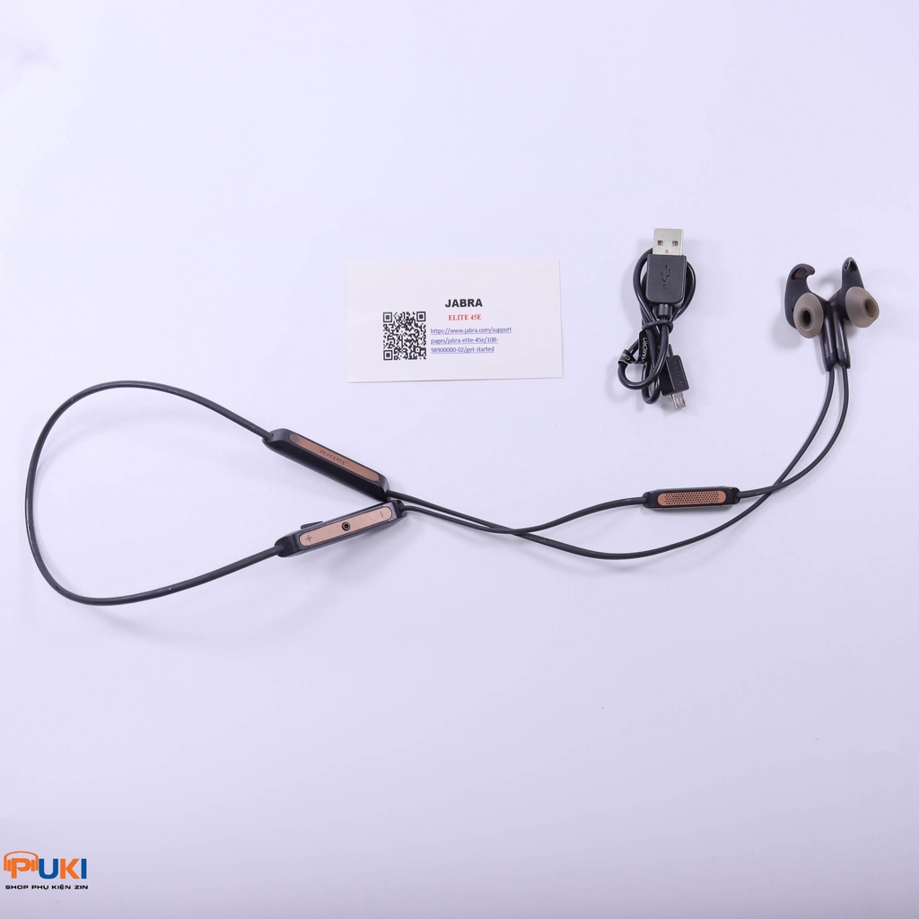 Tai Nghe Jabra Elite 45e Bluetooth Chính Hãng - TAI NGHE BLUETOOTH THỂ THAO JABRA ELITE 45E | Ảnh Thật 100% |