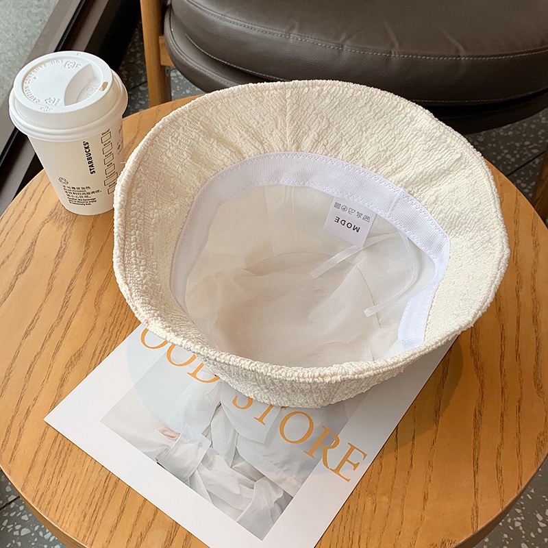 Mũ Bucket Màu Trơn Phong Cách Hàn Quốc Dễ Thương Cho Nữ