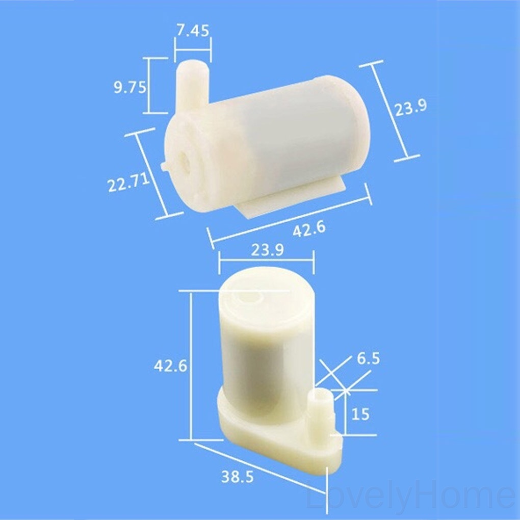 Máy Bơm Nước Mini Dc 3v / 4.5v 100l / H Cho Bể Cá