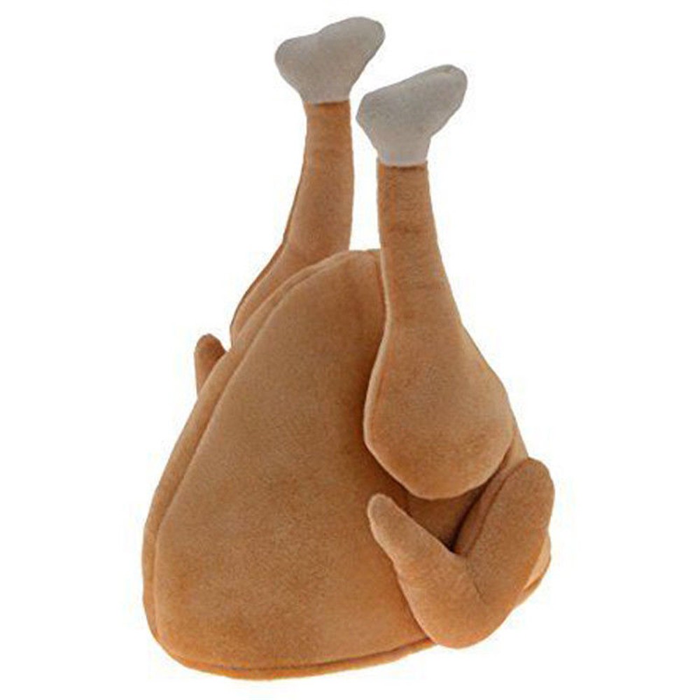 Adults Roasted Soft Funny Party Turkey Hat