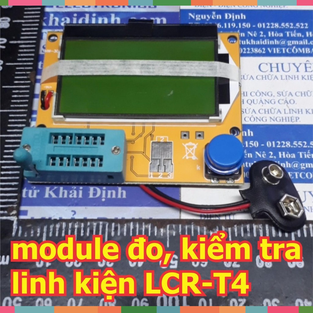 (BÁN NHANH) Module đo và kiểm tra linh kiện điện tử đa năng LCR-T4 kde5345