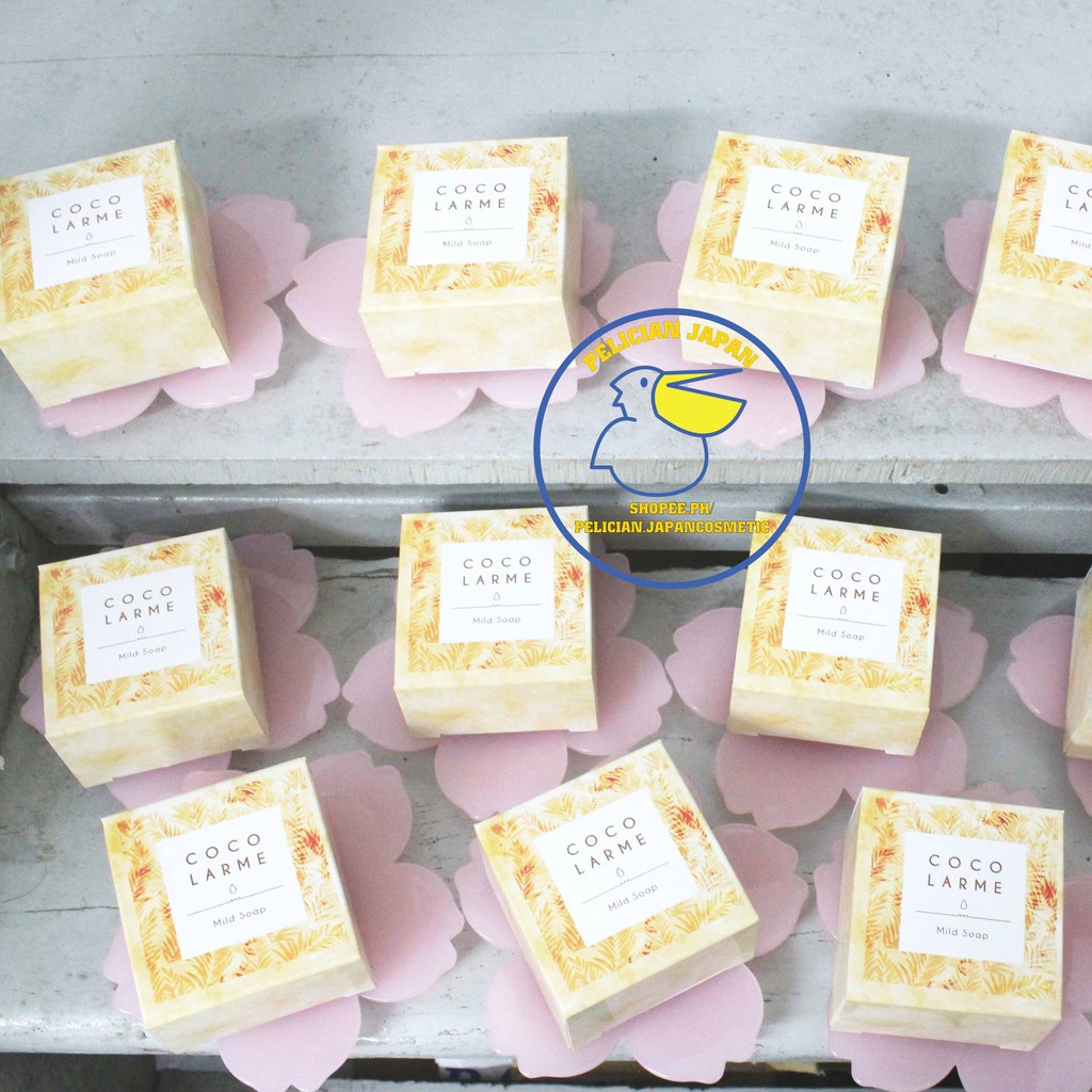 [ QUÀ TẶNG KÈM ] Xà bông dầu dừa rửa mặt chuyên se khít lỗ chân lông VCO Cocolarme siêu dịu nhẹ 85g - hàng nhật nội địa