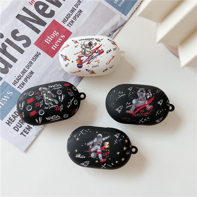 Vỏ Bảo Vệ Hộp Sạc Tai Nghe OPPO Enco Buds /W11 Bằng Silicon Mềm Mặt Nhám Họa Tiết Hoạt Hình