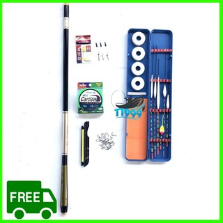 Cần câu cá ❤️free ship❤️ bộ cần câu tay shimano 5h vàng 3m6-4m5-5m4-6m3 chính hãng t1999 ,uy tín số một