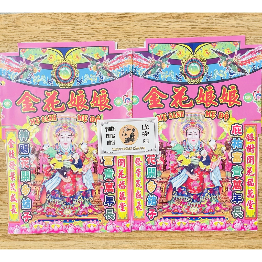 Giấy Cúng Mẹ Sanh Mẹ Độ, Cúng Đầy Tháng/Thôi Nôi, Cúng Căn - Hàng Mã Thiên Lộc