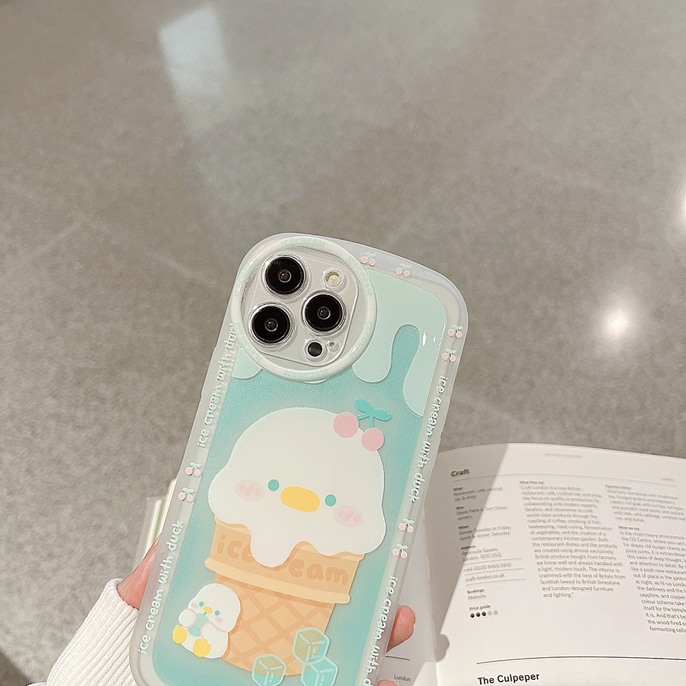 Ốp Điện Thoại TPU Silicone Hình Vịt Cho ốp iPhone 11 pro max X Xr Xs 7 8 14 Plus Se 2020 12 pro max 13