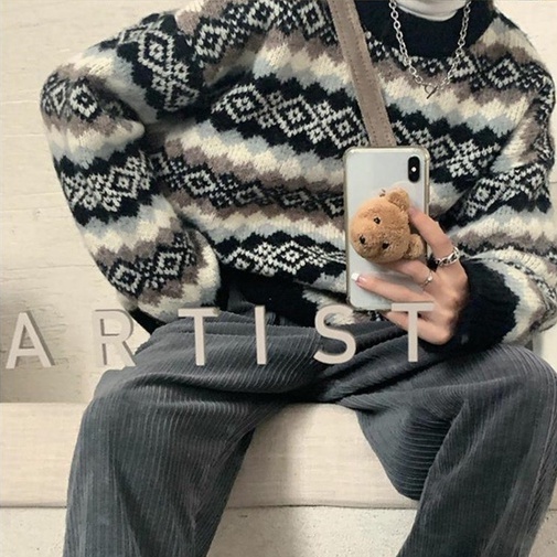 Áo sweater SUXI tay dài dáng rộng phong cách Hàn Quốc thời trang mùa thu năm mới thường ngày dành cho nữ