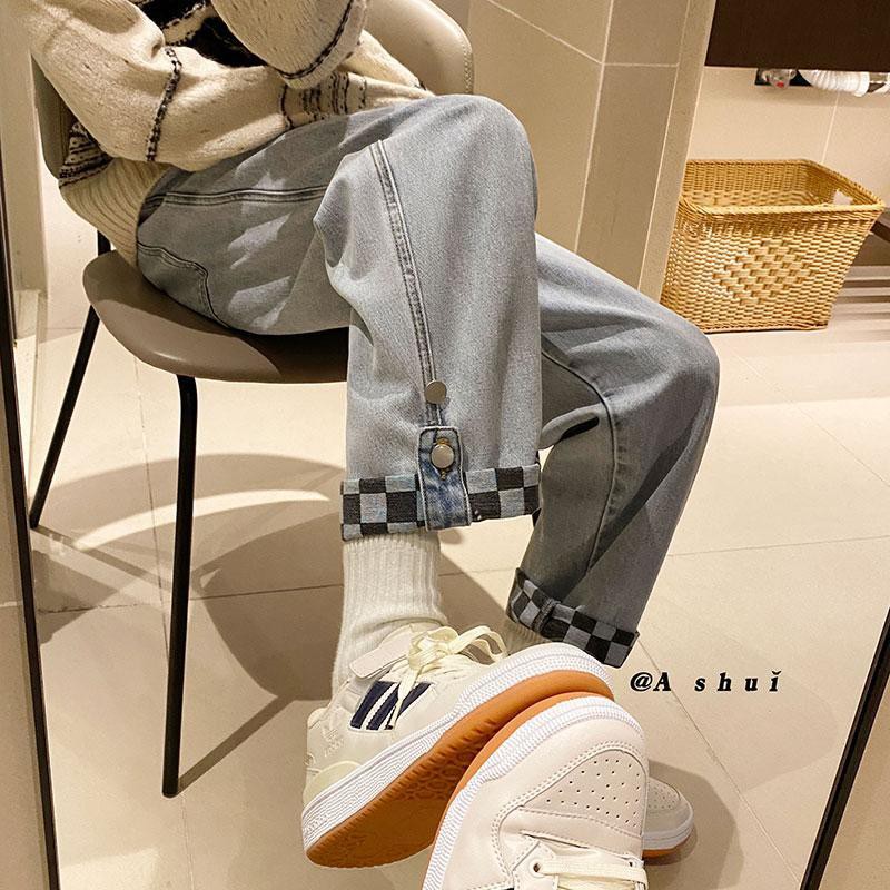 Quần Jeans Ống Rộng Thời Trang Dành Cho Nam 2021