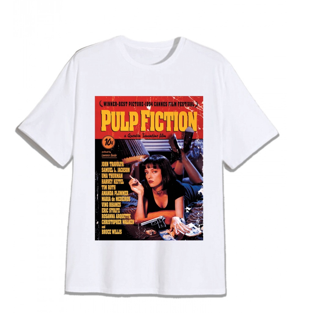 Áo thun nam nữ Pulp Fiction  Justin Bieber