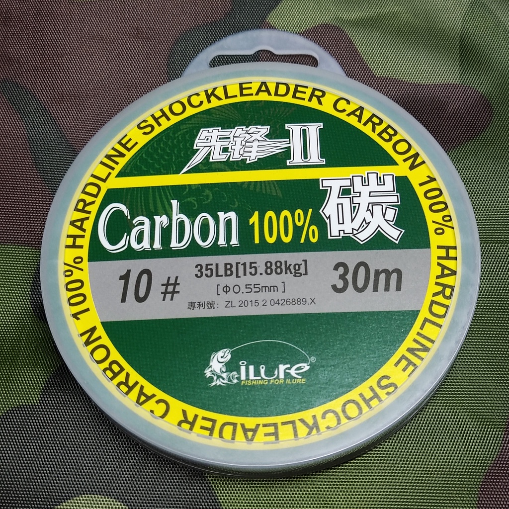 Dây Shock Leader Carbon 100% - Hàng cao cấp chính hãng ILure - Material from Japan - Chịu ma sát tốt &amp; tính đàn hồi cao