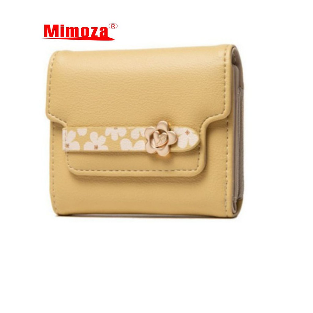 Ví Nữ mini Prettzys 2020 ví nhỏ gấp gọn dành cho nữ ngắn đa chức năng cầm tay retro xu hướng thời trang PS94-MIMOZA.VN