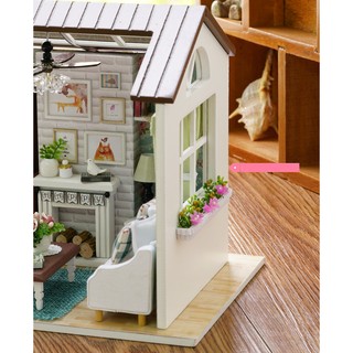 Z8_Happy Time_Nhà mô hình gỗ DIY