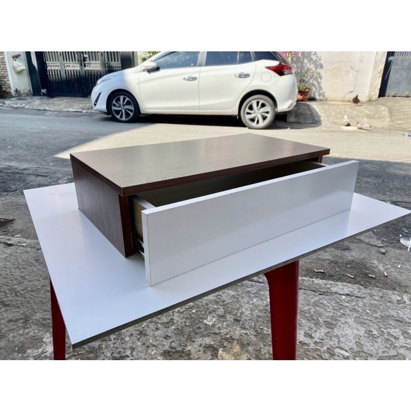 Bàn Trang Điểm Treo Tường 1 Ngăn Kéo Gỗ MDF  Giảm SHOCK